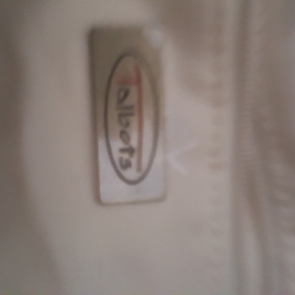 TALBOTS woven w/leather trim, straps & bottom - Picture 6 of 8